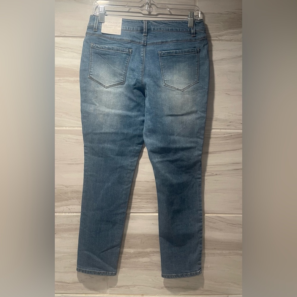 Women’s Workshop Republic Clothing Embroidered Jeans Size 4 NWT - Picture 6 of 10